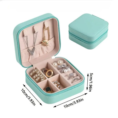 measure of small jewelry box for women in diffrent colors