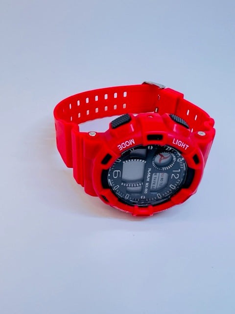 Red Sport Watch For Teens