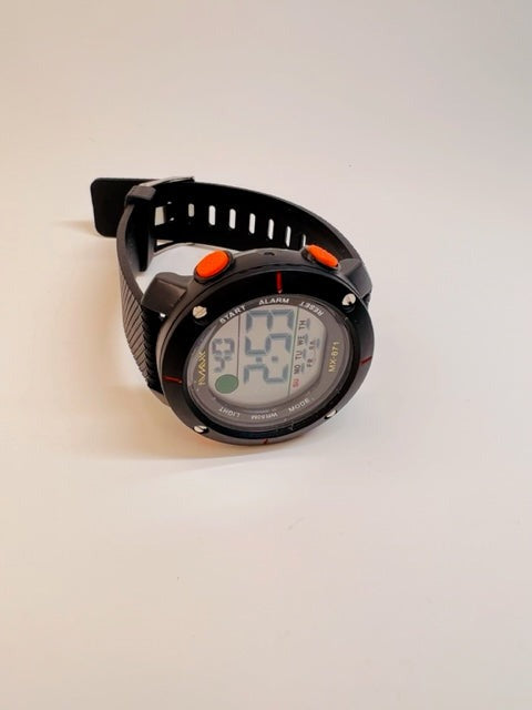 Black Sport Watch For Teens