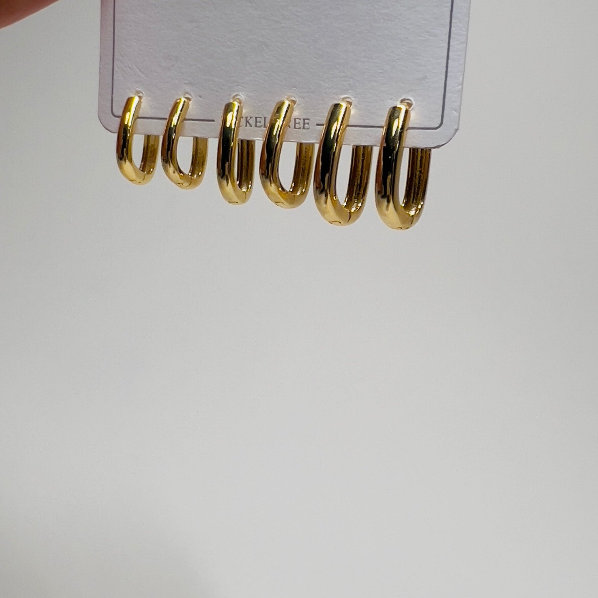 small hoop earrings set gold plated perfect for elegant outfits