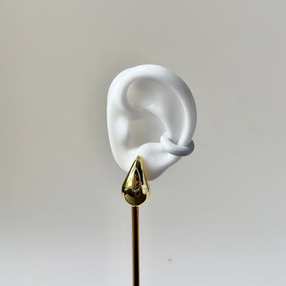 Medium Gold Drop Earrings