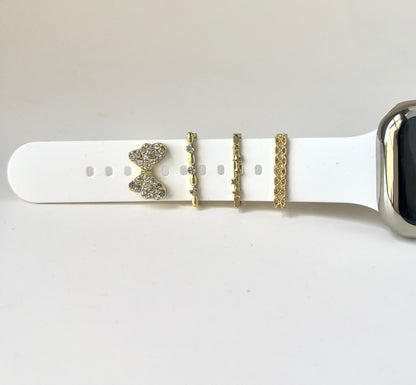Sparkling iWatch Charm: &nbsp;Cubic Zirconia Charm adds dazzling elegance to your Apple Watch