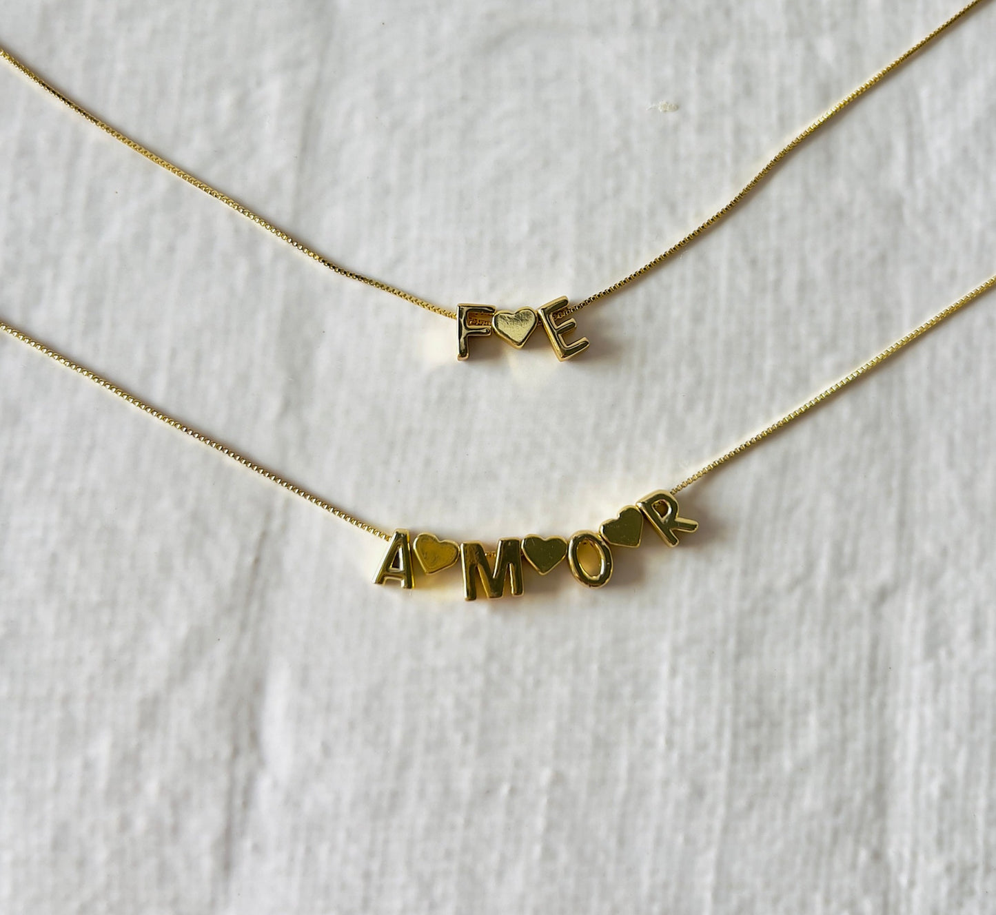 Small Letter Necklace