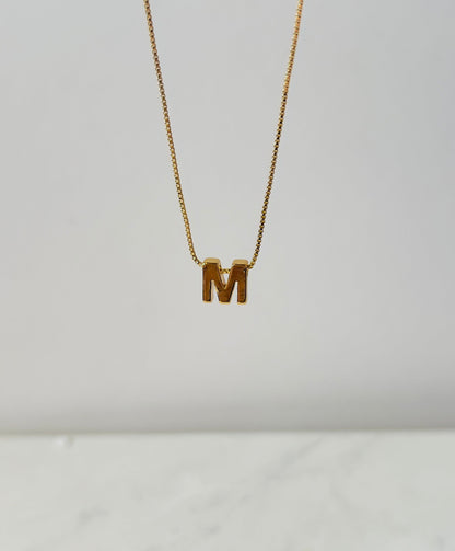 Small Letter Necklace