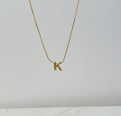 Small Letter Necklace