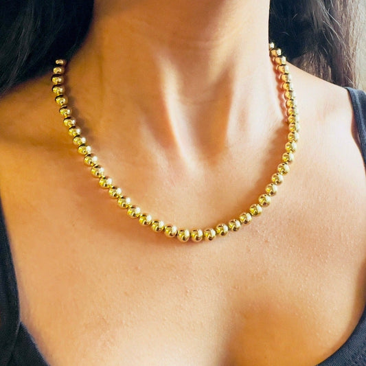 Goldy Pearl Necklace