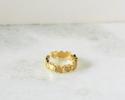 Elegant Heart Shaped Ring