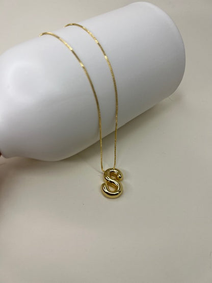 Bubble Letter Necklaces